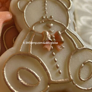 Emporte-pièce et tampon embosseur -bear -