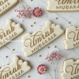 Emporte-pièce et tampon embosseur- umrah mubaraka